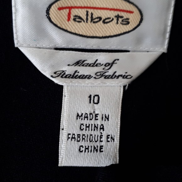 Talbots Wool Black Collarless Blazer - Picture 3 of 4